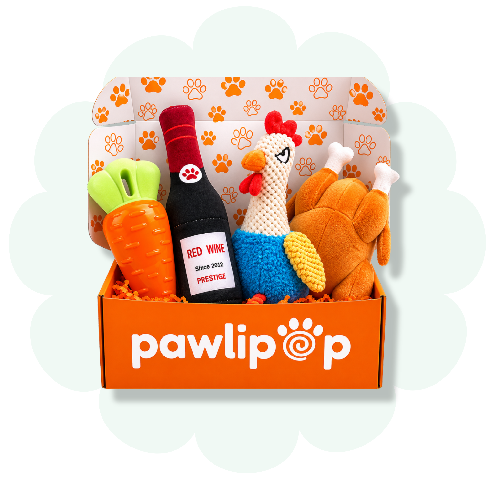 Thanksgiving Dog Toy Box - Pawlipop