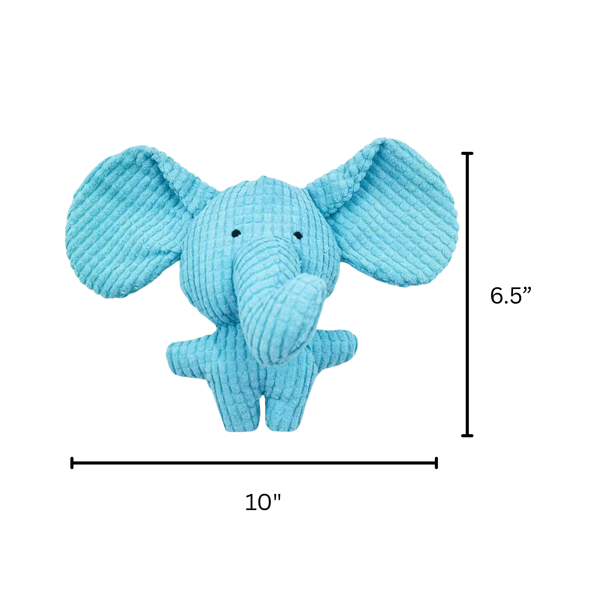 Baby Elephant Plush Dog Toy | Soft Squeaky - Pawlipop