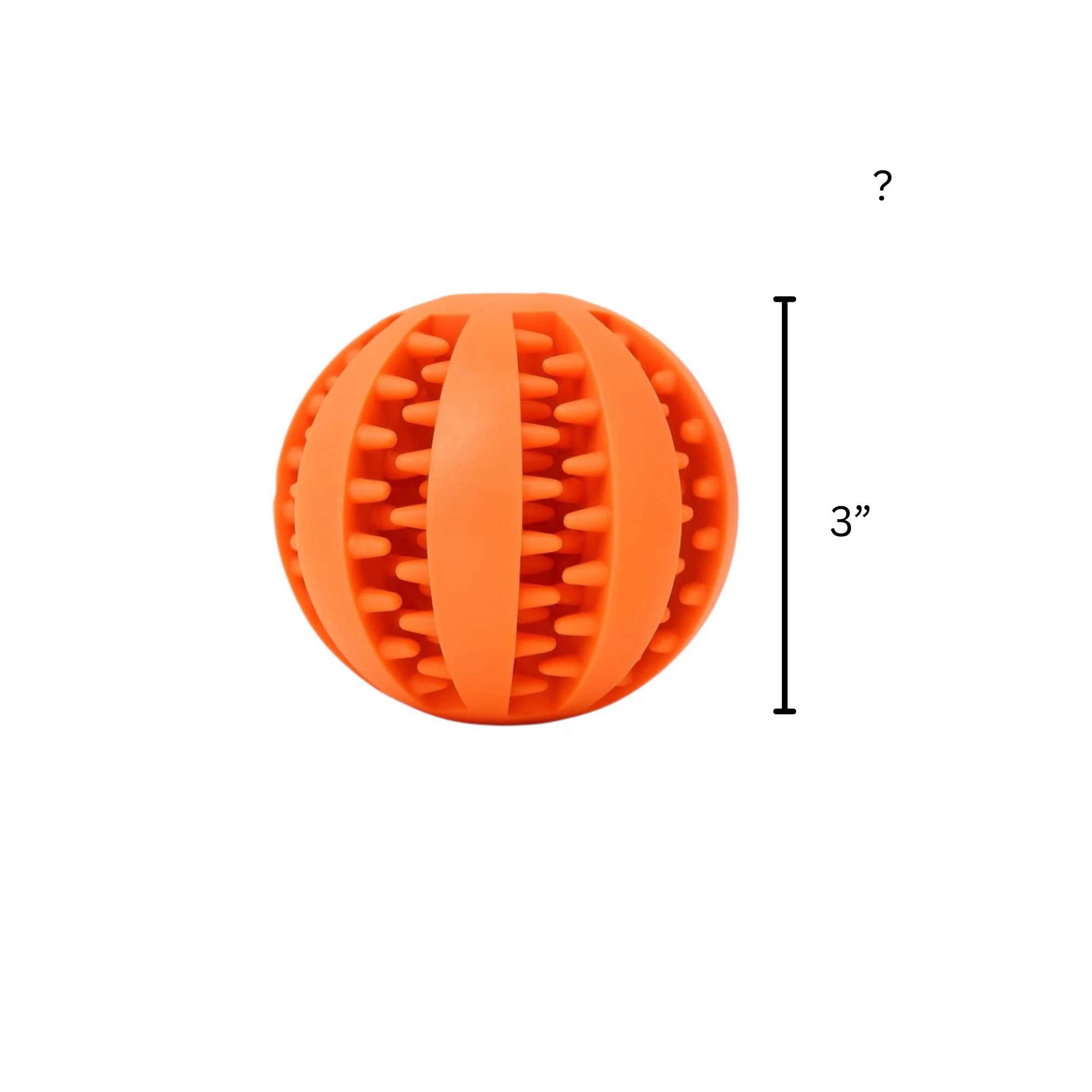 Treat-Dispensing Ball Dog Toy | Durable Rubber Chew Ball - Pawlipop