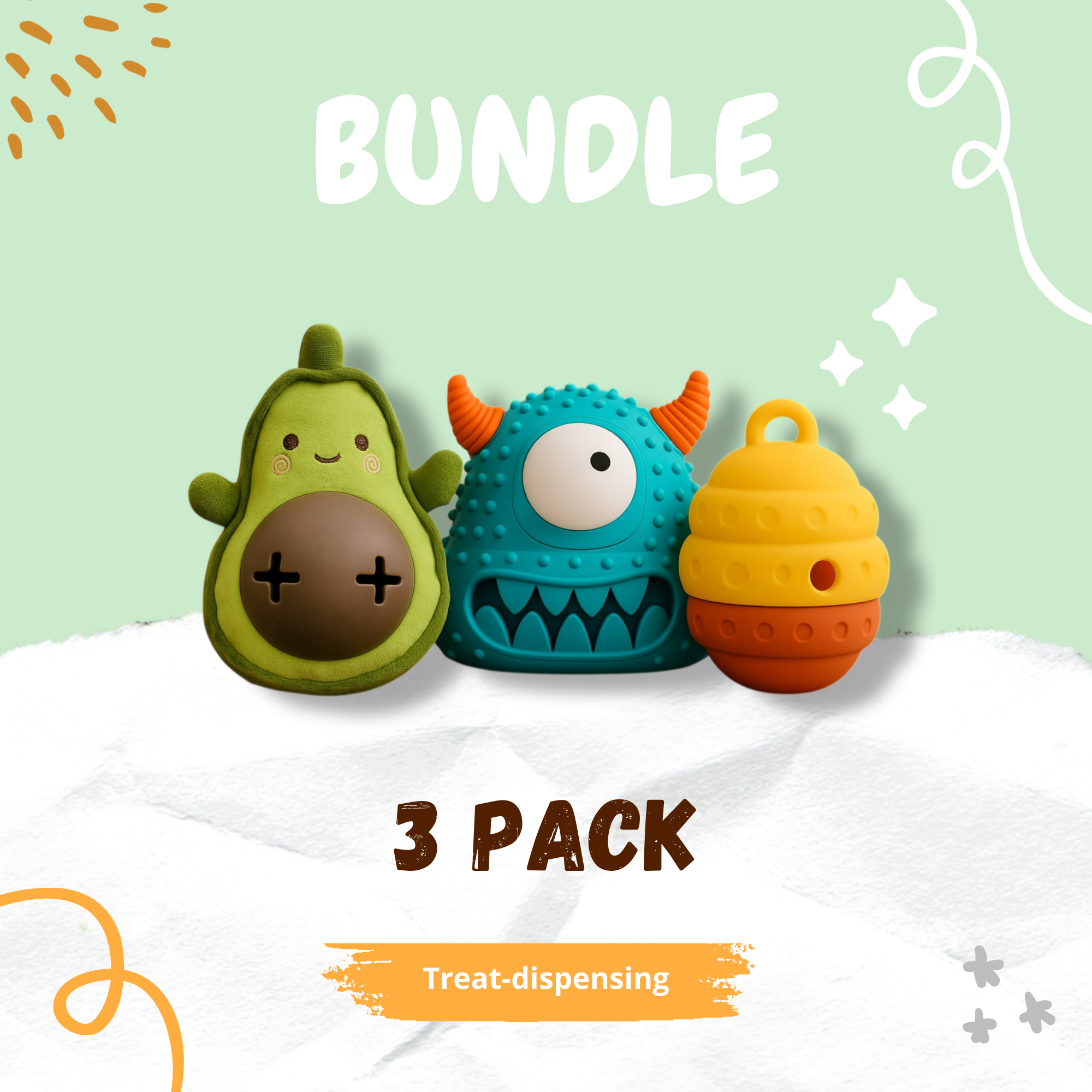 Treat-dispensing Toy Bundle