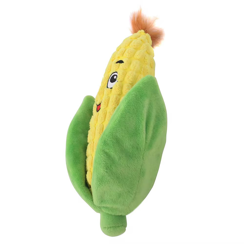 Happy Cob, the Corn Plush Squeaky Toy - Pawlipop