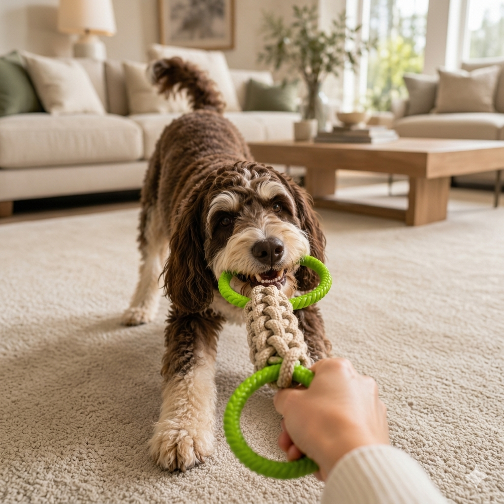 Double Ring Tug Toy