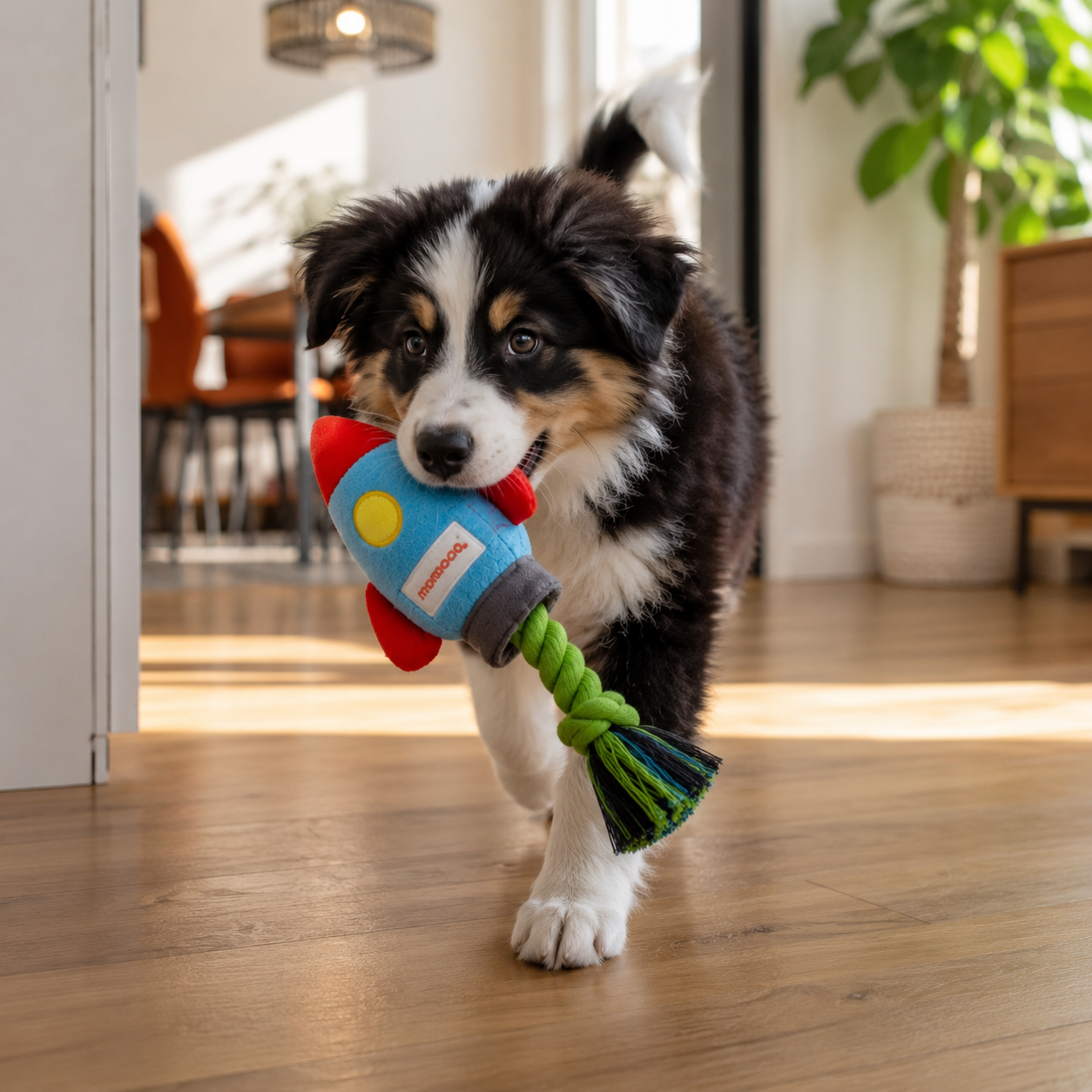 Rocket Plush Rope Toy