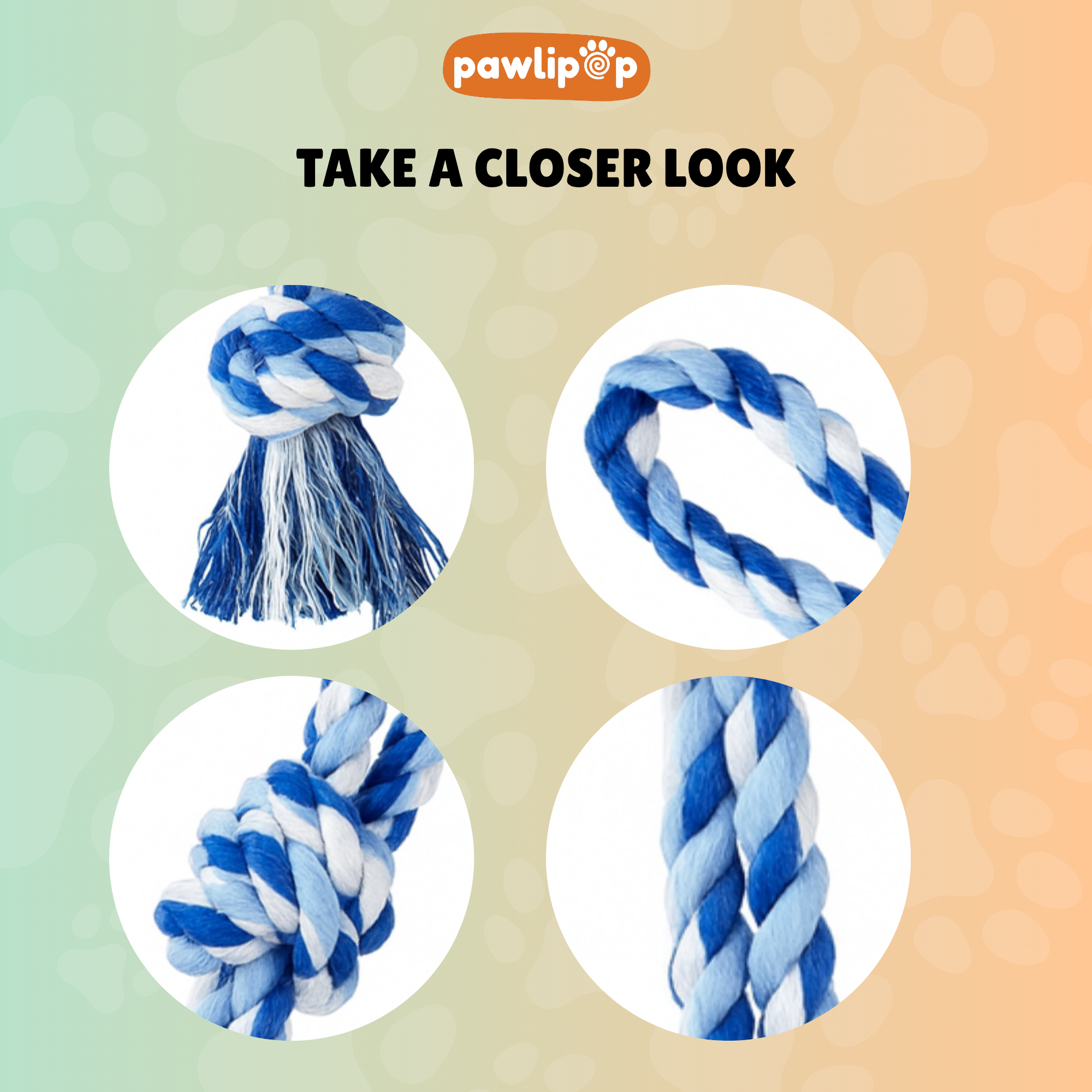 Triple Knot Rope Tug Toy
