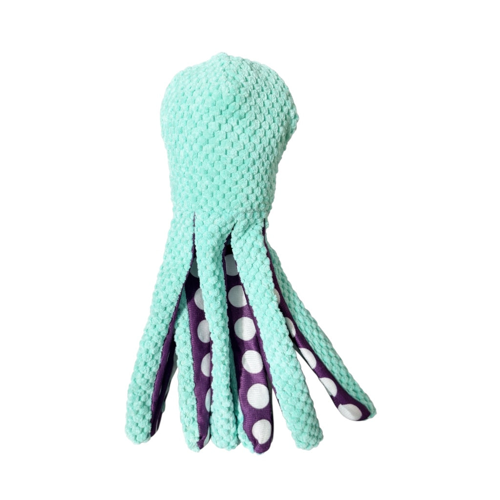 Octopus Plush Dog Toy | Squeaky Toy for Interactive Fun - Pawlipop