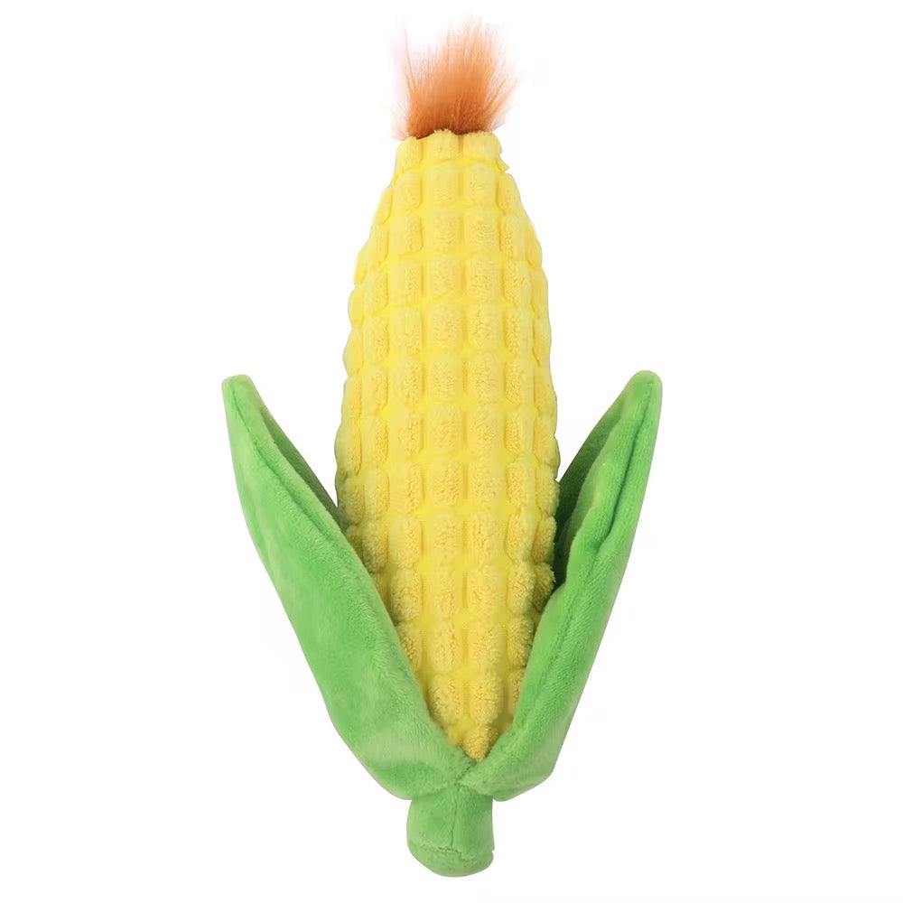 Happy Cob, the Corn Plush Squeaky Toy - Pawlipop