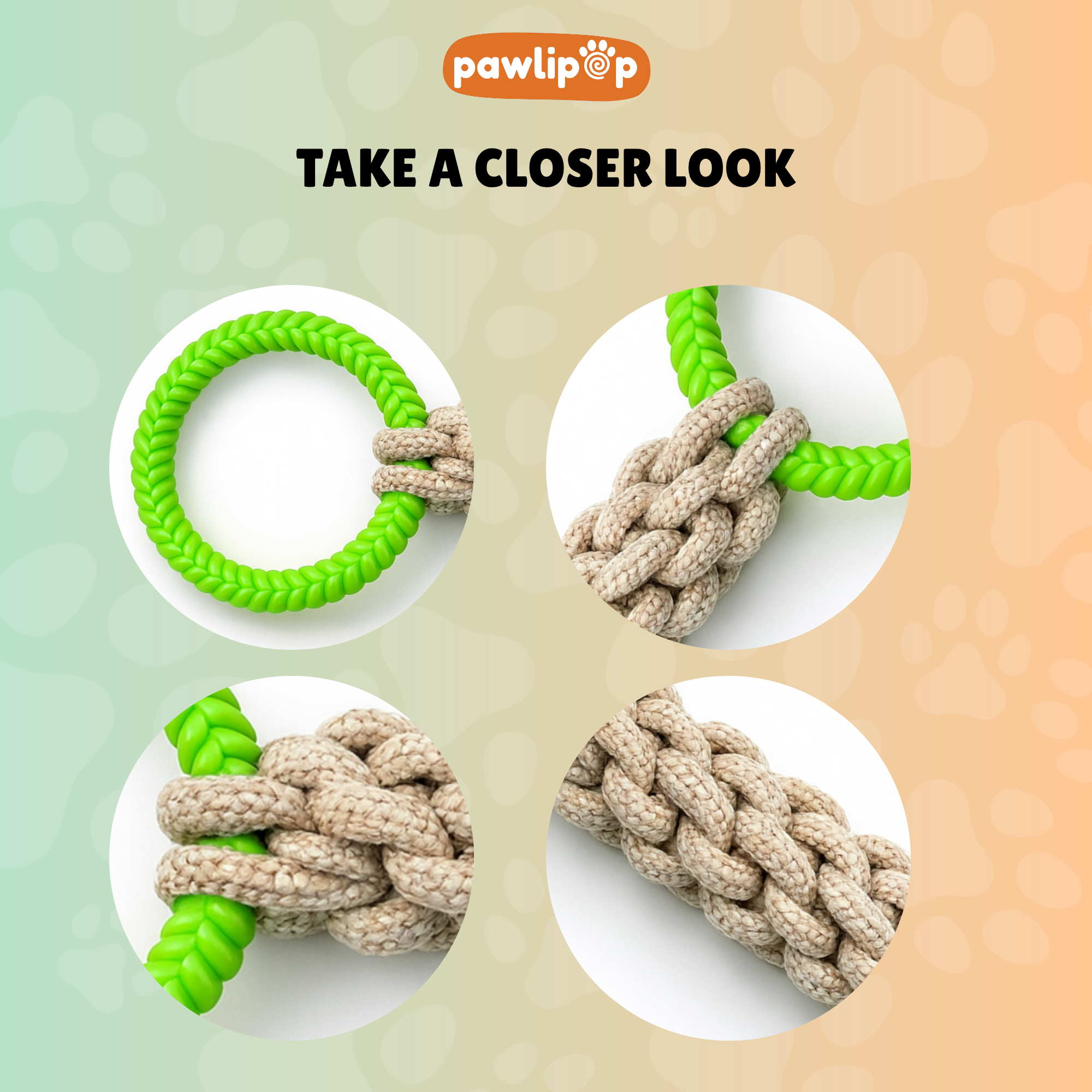 Double Ring Tug Toy