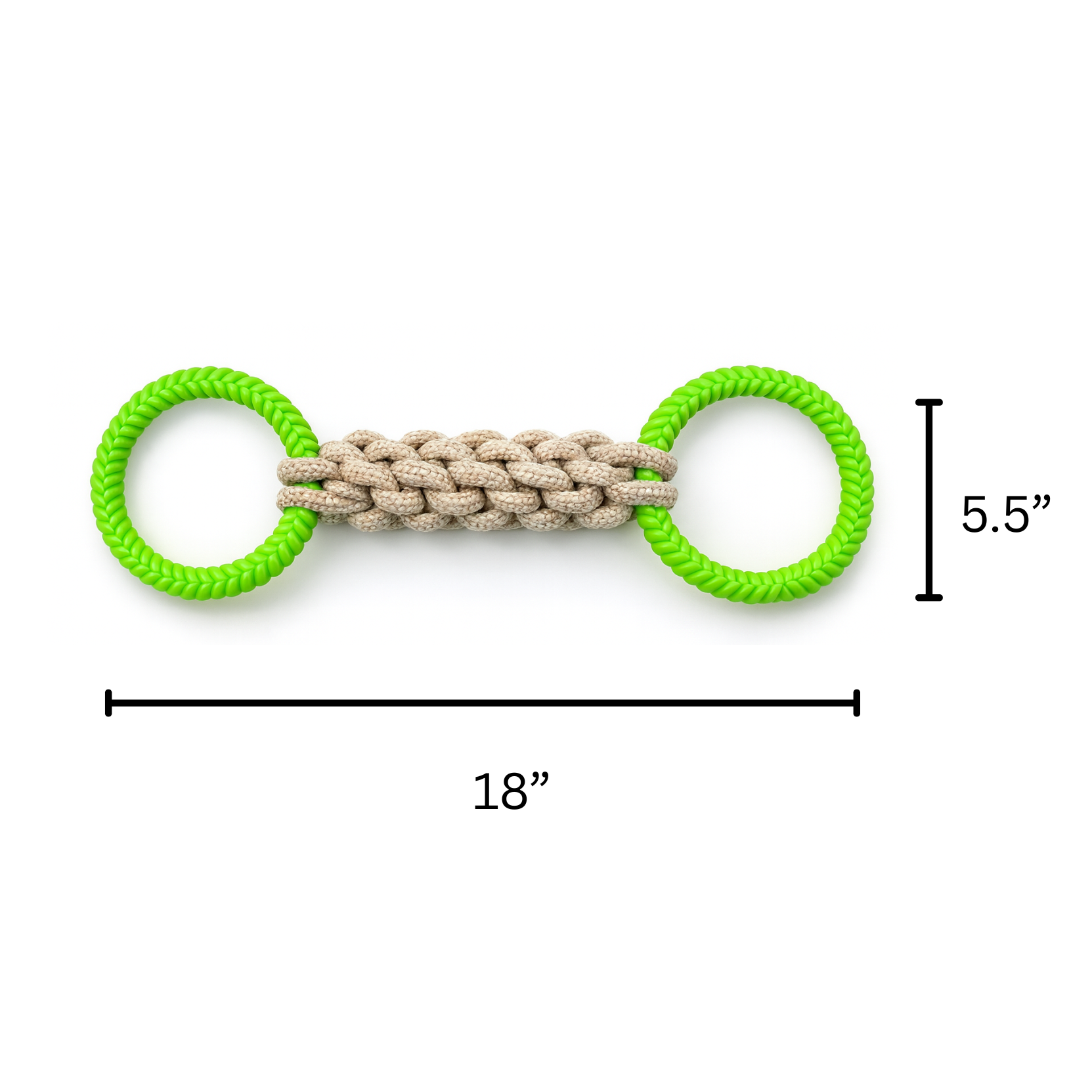 Double Ring Tug Toy