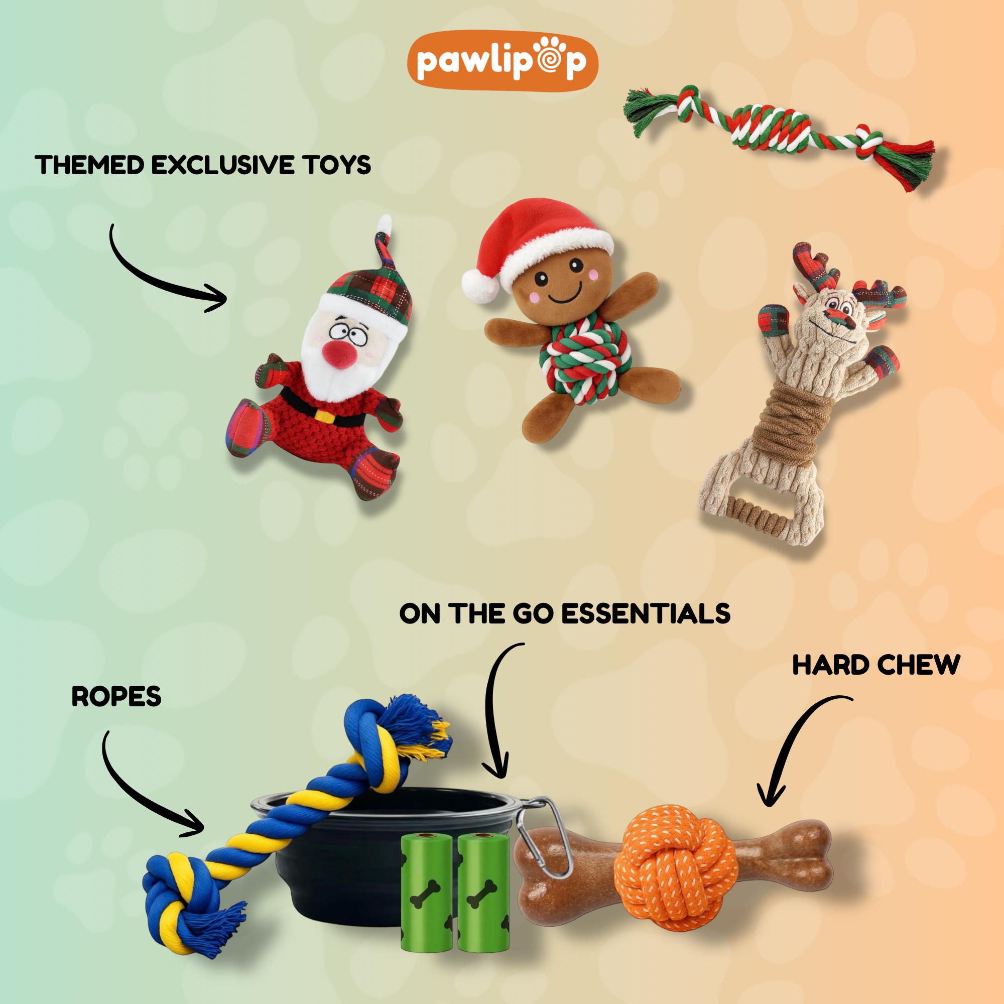 Christmas Box Dog Toy Box features