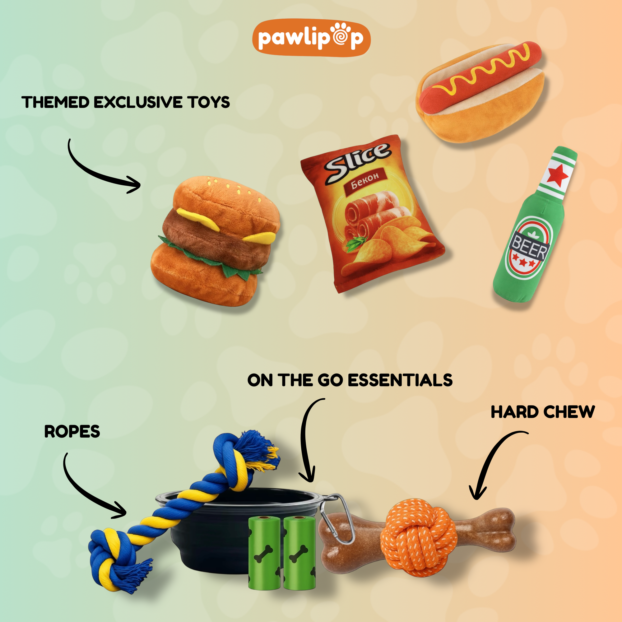 DogBK Dog Toy Box features