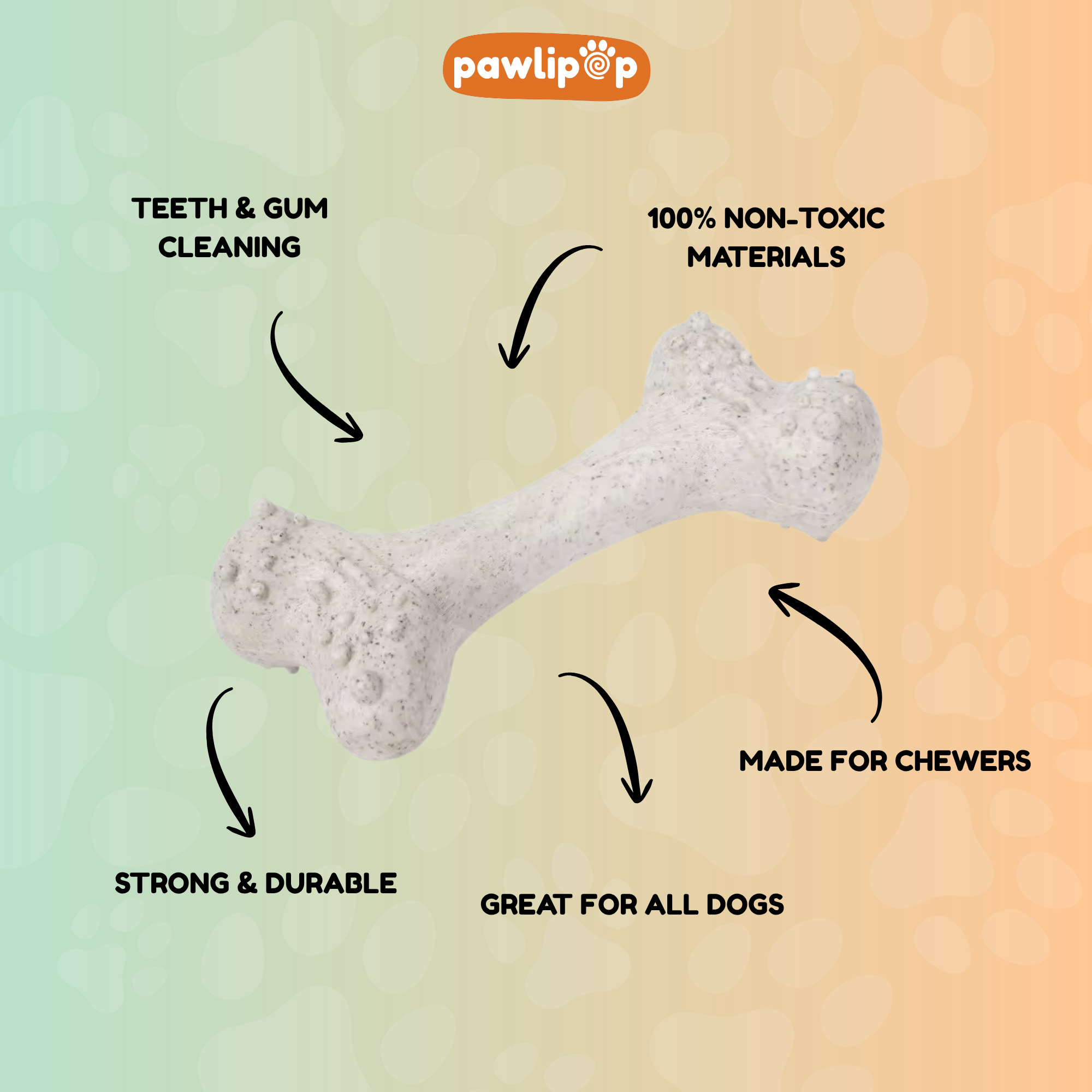 Bite-Resistant Dental Bone Toy