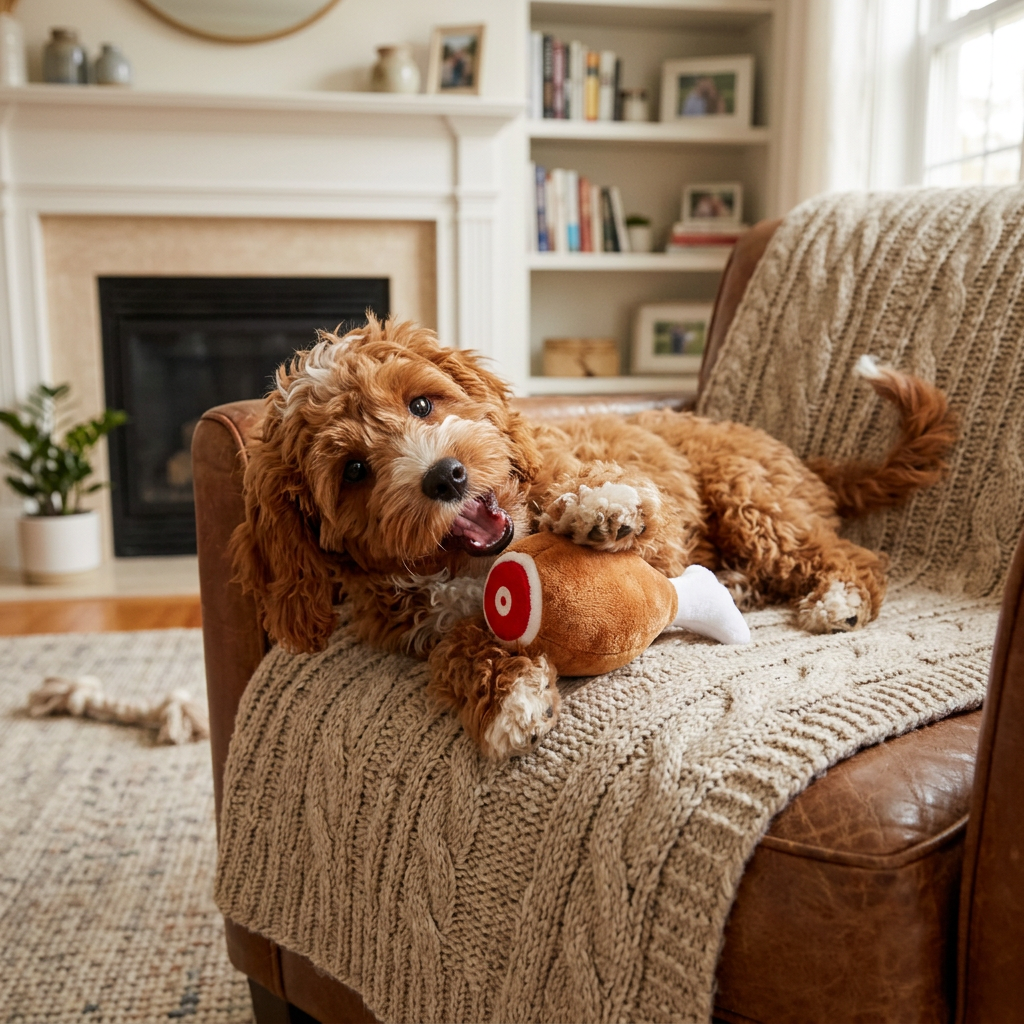 Chicky Chomp the Plush Drumstick Squeaky Toy