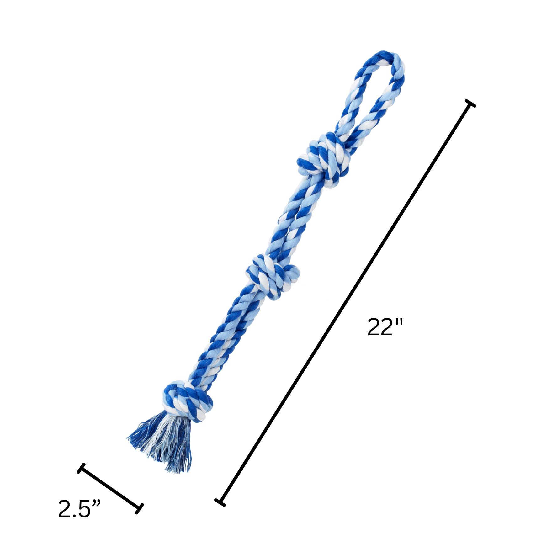 Triple Knot Rope Tug Toy