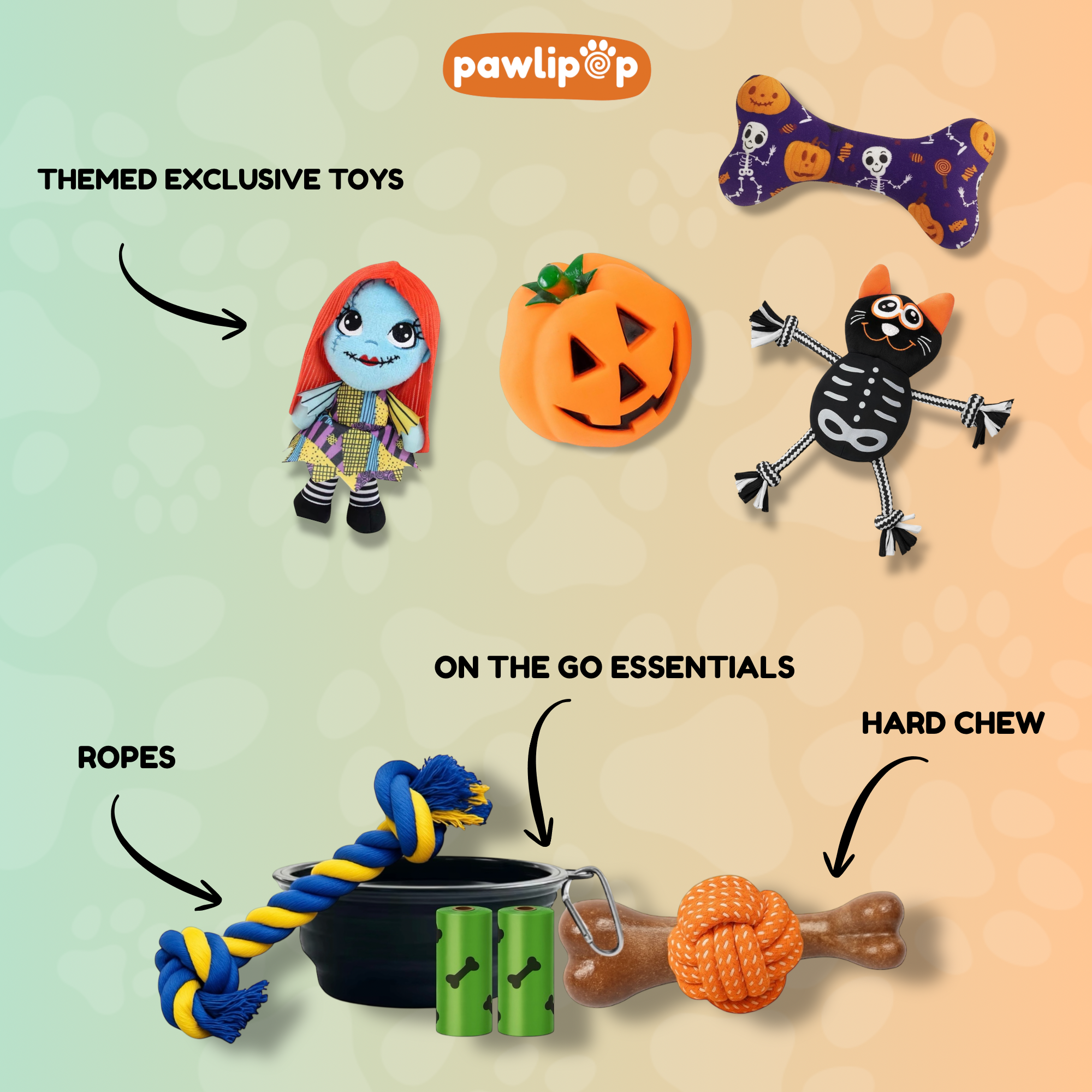 Halloween Dog Toy Box features