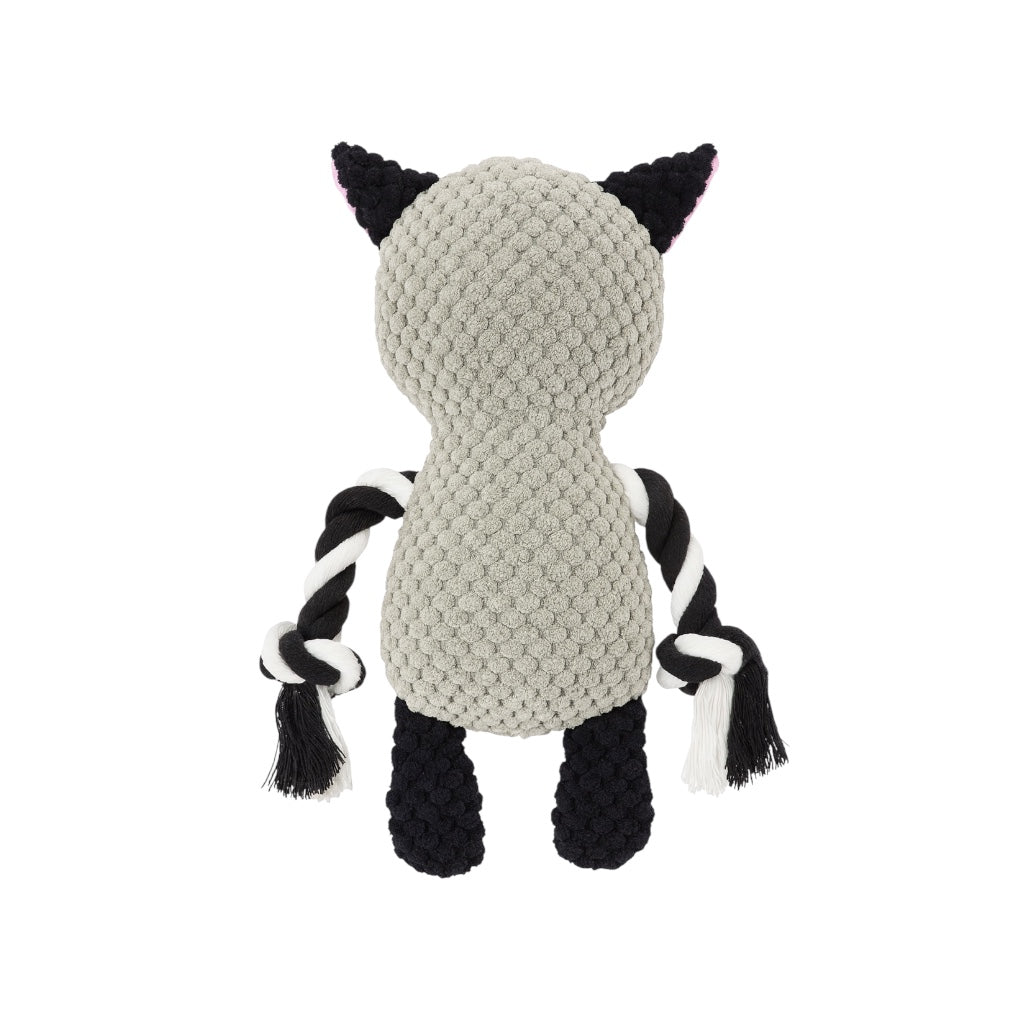 Riley the Raccoon Plushie Rope Dog Toy - Pawlipop