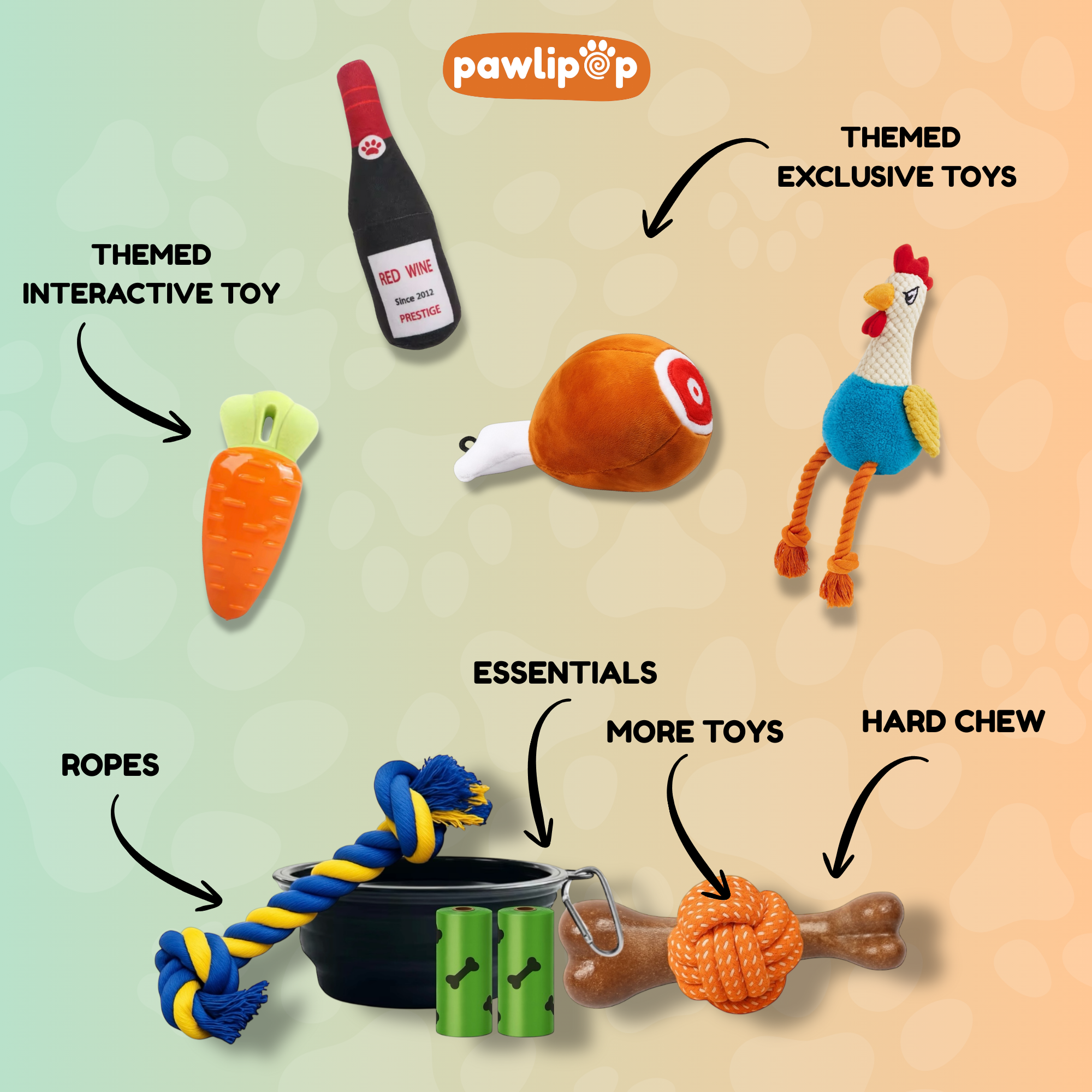 Thanksgiving Dog Toy Box