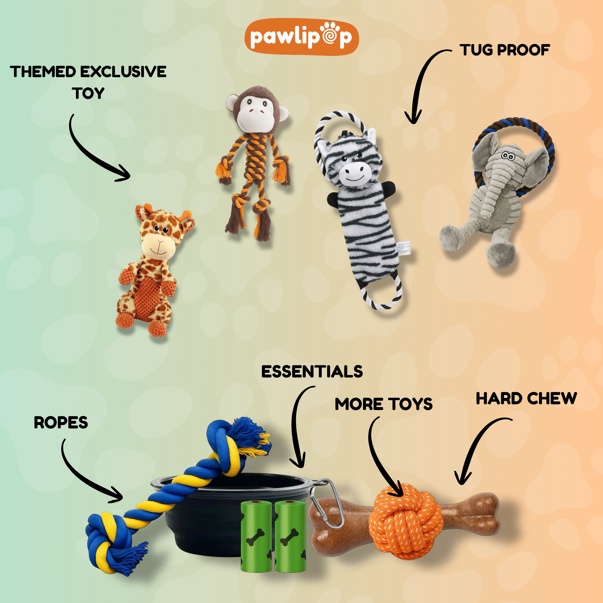 Safari Adventure Dog Toy Box