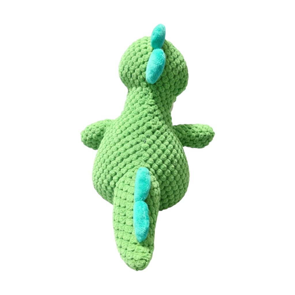 Green Dinosaur Dog Toy | Soft Squeaky Plush Toy - Pawlipop