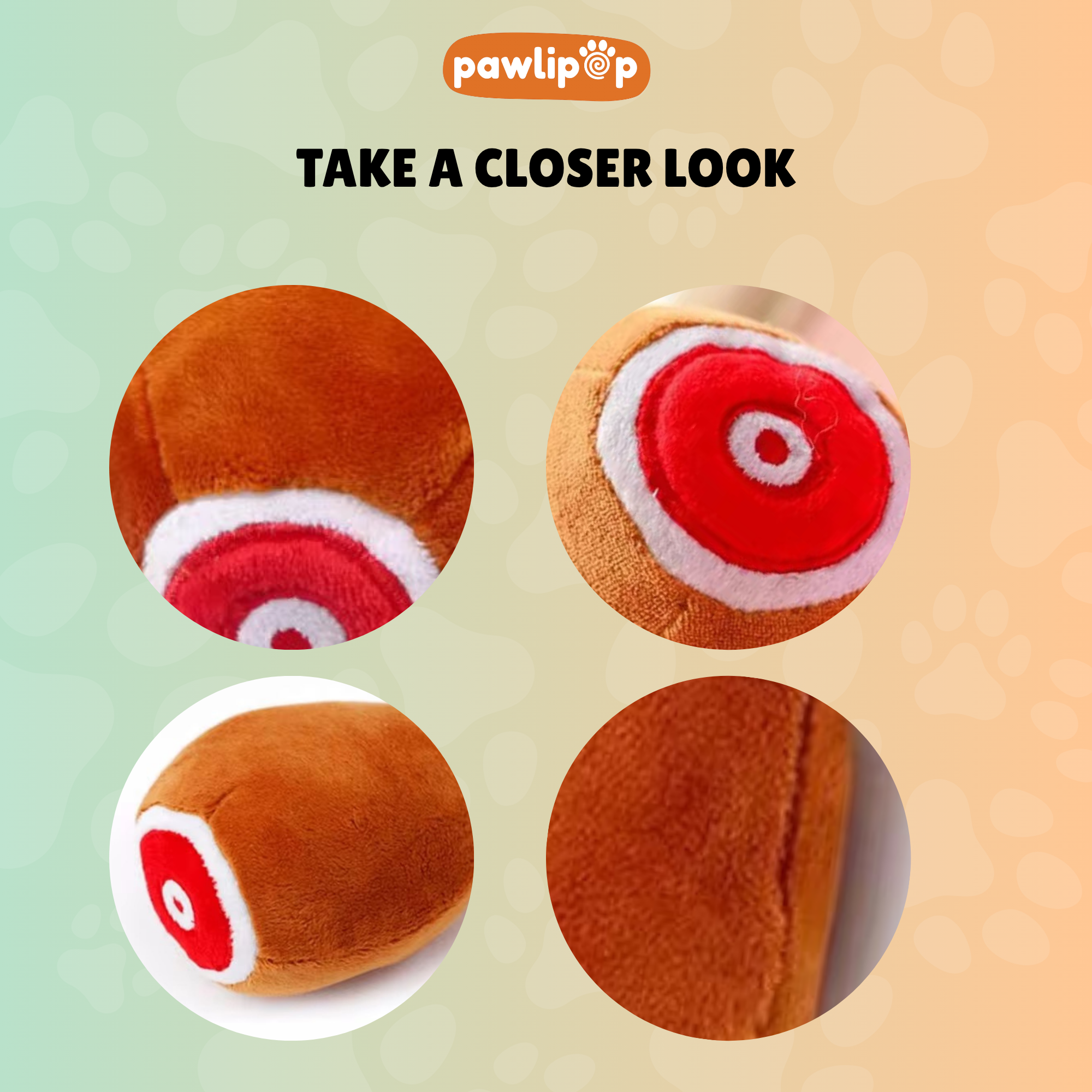 Chicky Chomp the Plush Drumstick Squeaky Toy