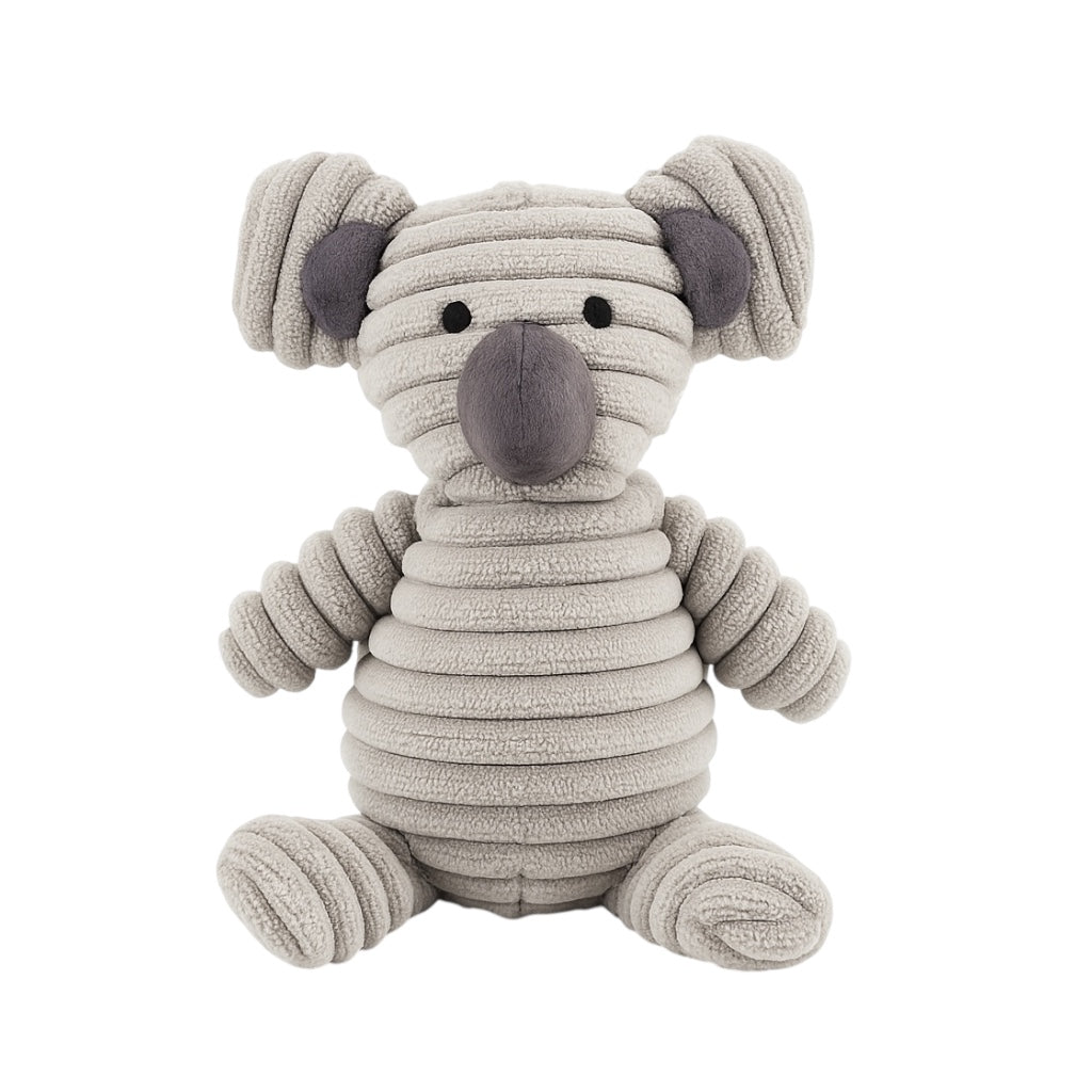 Plush dog toy koala with knotted texture from pawlipop company