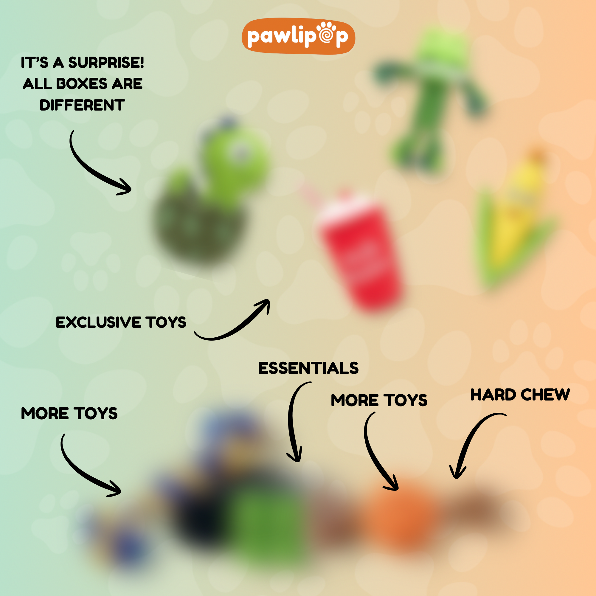 Pawlipop Mystery Box and features