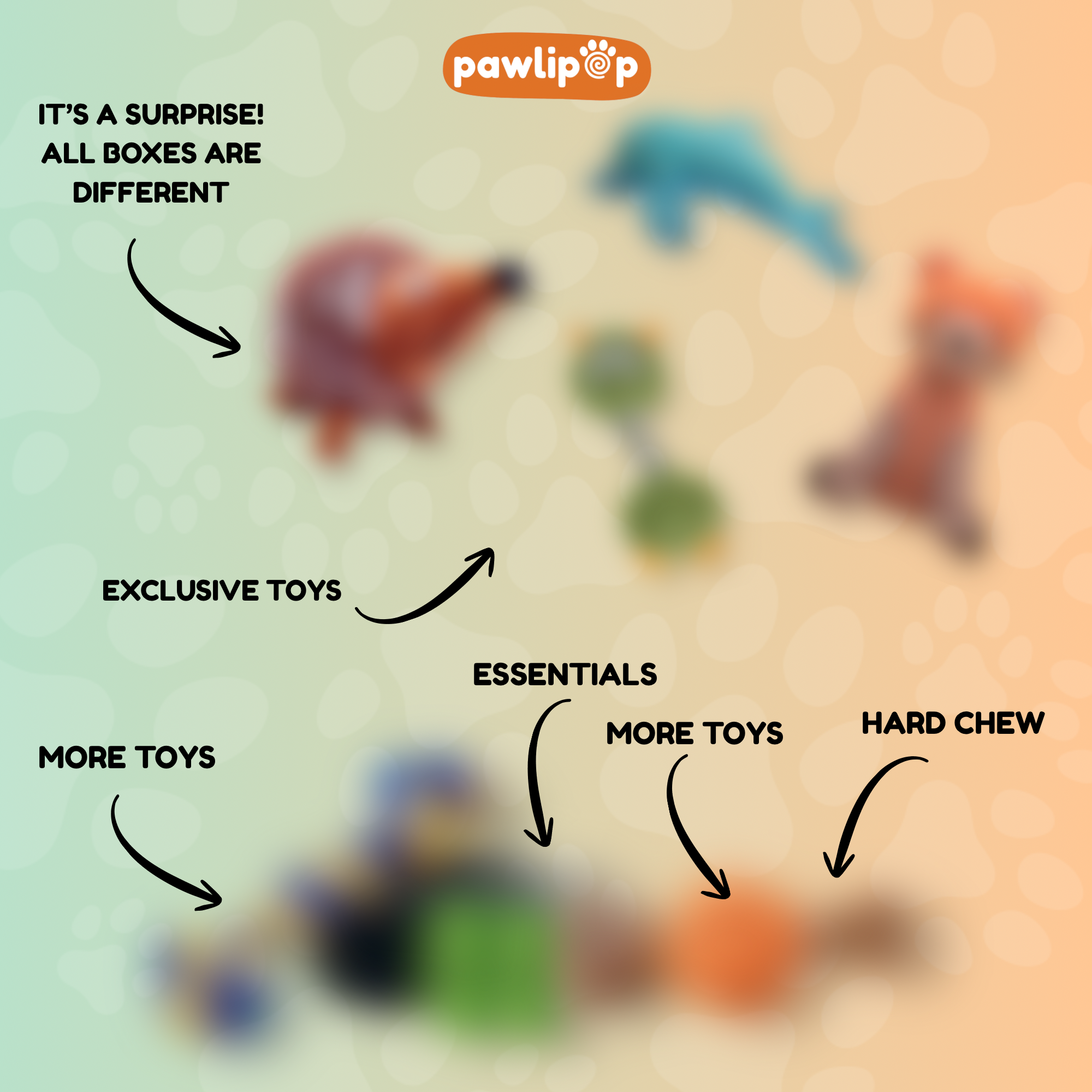 Pawlipop Mystery Box features