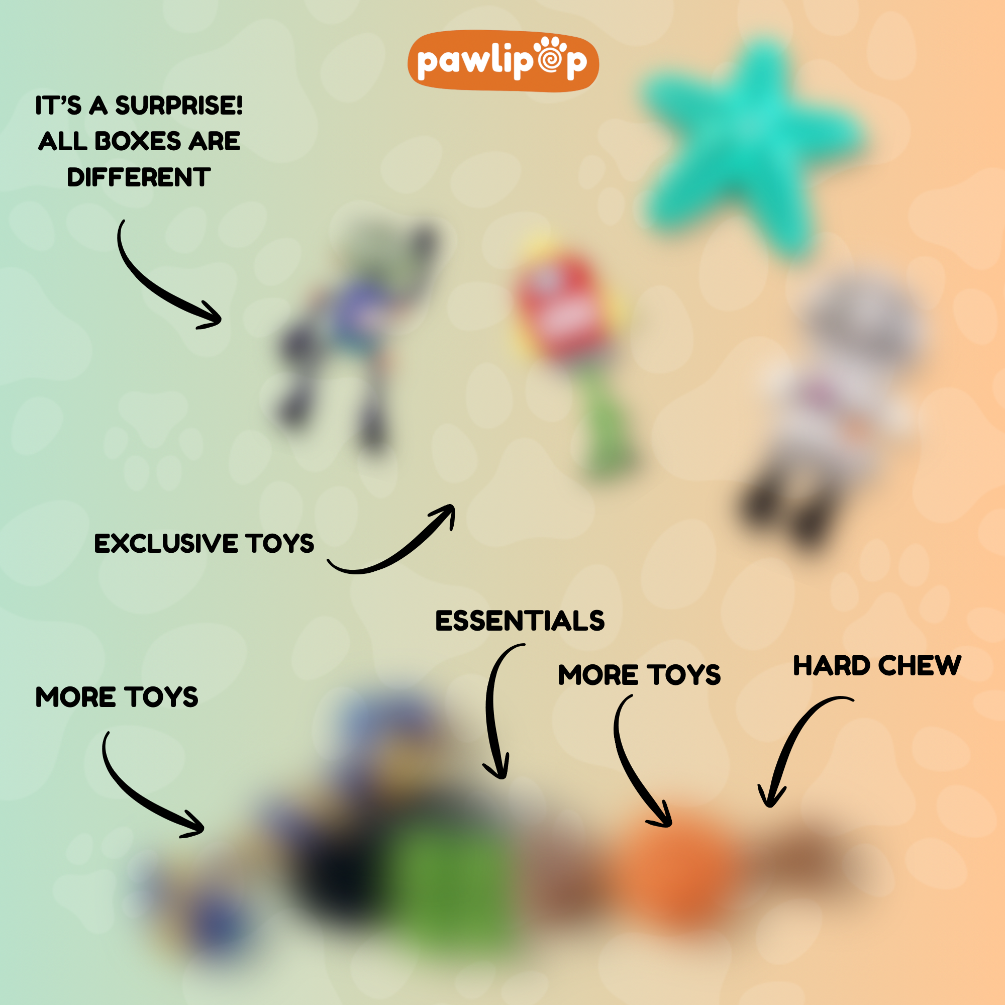 Pawlipop Mystery Box more features