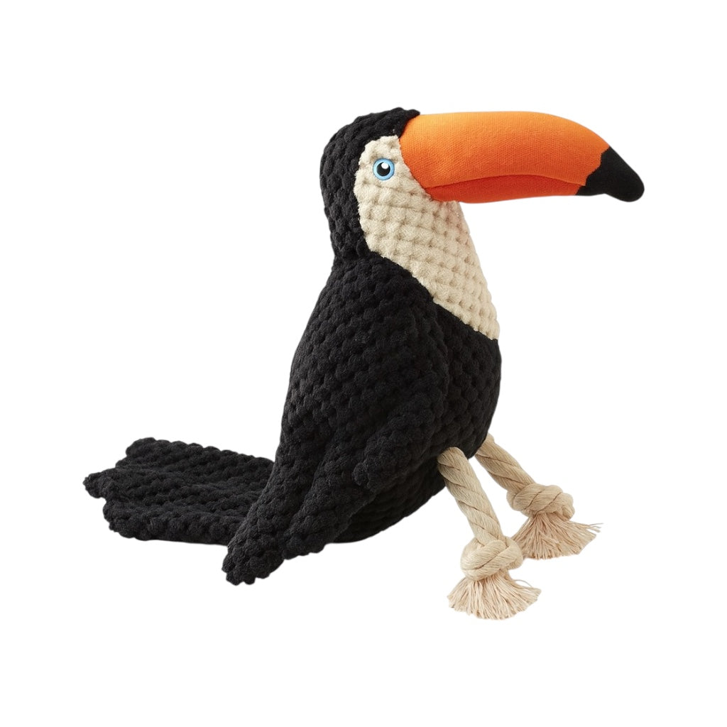 Pawlipop Toucan Plush Dog Toy
