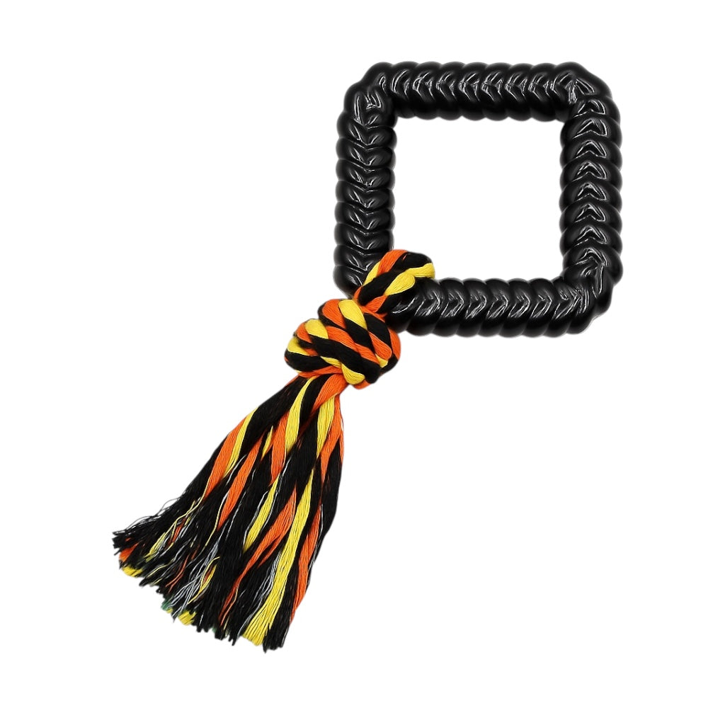 Pawlipop dog toy interactive, rubber and rope