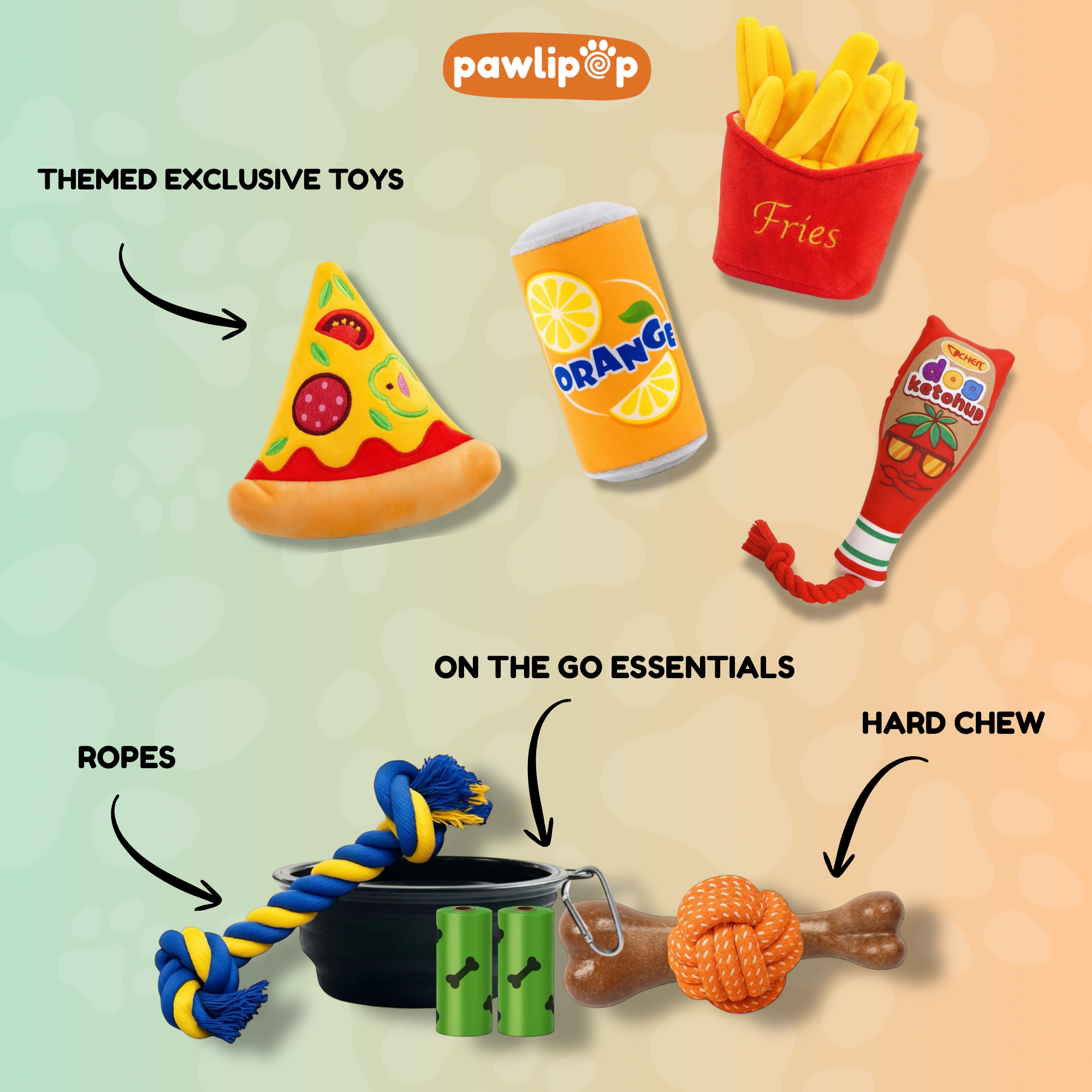 Pizza Pawty Dog Toy Box features