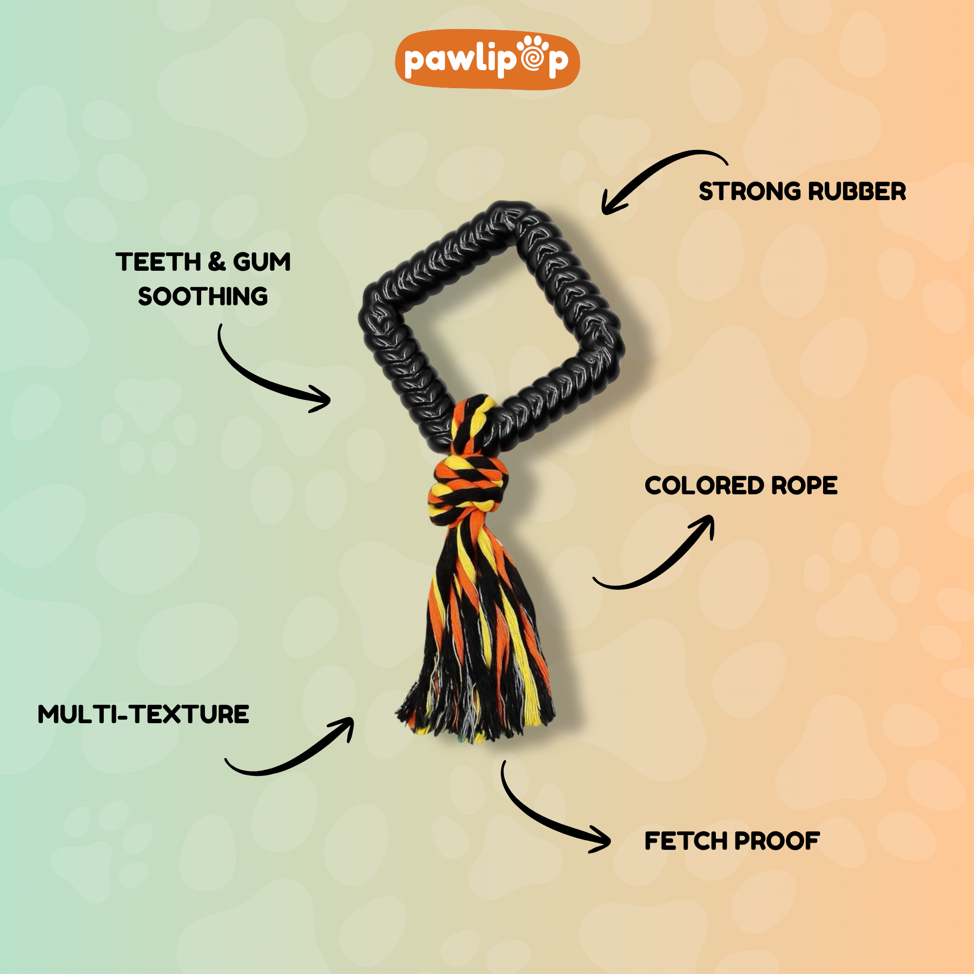 Shadow Tug, Dog toy features 